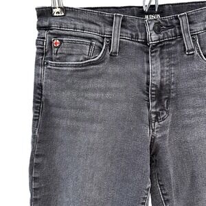 HUDSON Women's Natalie Mid-Rise Super Skinny Ankle Jean • 27 • dark gray, black